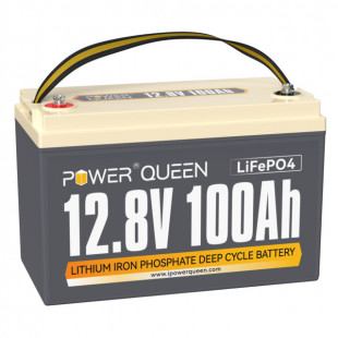 12V 100Ah LiFePO4 Deep Cycle Lithium Battery w/ 100A BMS for Solar RV Off-grid