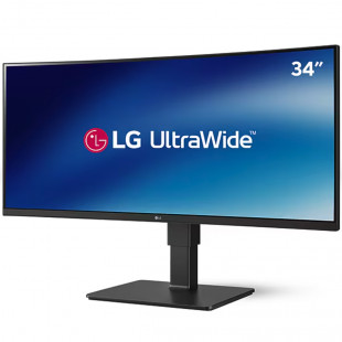 LG 34" UltraWide WQHD Curved IPS 60 Hz LED Monitor with Built-in Universal Docking Station