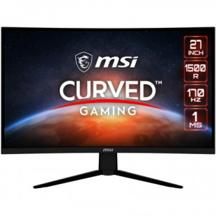 MSI G273CQ 27" QHD 2560 x 1440 (2K) 1ms (MPRT) / 4ms (GTG) 170 Hz FreeSync Premium Curved Gaming Monitor