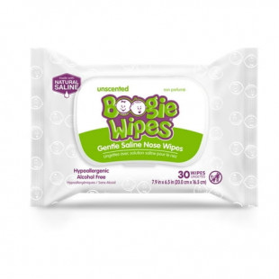 Boogie Wipes Unscented, 30 Ct