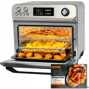 HYSapientia 26QT Air Fryer Oven Countertop Convection oven Dehydrator+Accessorie