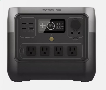 EcoFlow River 2 Pro Portable Power Station 768Wh 800W Solar Generator Used