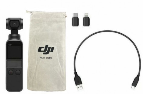 DJI Osmo Pocket Handheld 3-Axis Stabilizer Camera-DJI Certified Refurbished