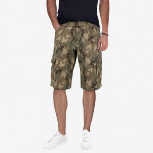 X RAY Men's Classic Fit 12.5" Inseam Knee Length Cargo Shorts in DESERT CAMO Size 42