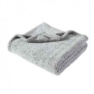 Eddie Bauer Solid Fleece Grey Throw Blanket-50X60