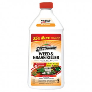 Spectracide Weed and Grass Killer Concentrate, Use on Patios, Walkways and Driveways, 40 oz.