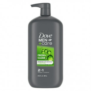 Dove Men+Care Daily 2-in-1 Shampoo and Conditioner Fresh & Clean, 31 oz