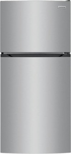 Frigidaire - 13.9 Cu. Ft. Top-Freezer Refrigerator - Brushed Steel