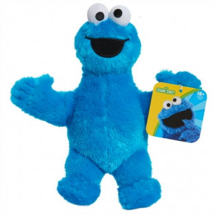 Sesame Street Friends 8-inch Cookie Monster Sustainable Plush Stuffed Animal Baby and Toddler Toys