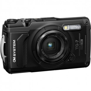 Olympus OM System Tough TG-7 Digital Camera Shockproof Waterproof 4K (Black)