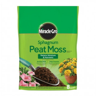 Miracle-Gro Sphagnum Peat Moss, 8 Qt., For container and in-ground use