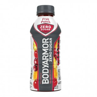 BODYARMOR ZERO Sugar Bottled Sports Drink Fruit Punch, 16 fl oz