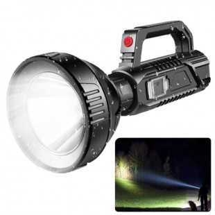 LED Flashlight Rechargeable, 5000 Lumens Super Bright Flashlights, Big Beam Long-Range Spotlight Flashlight, Waterproof Torch Light for Camping, Fishing, Hunting, Hiking, Patrol