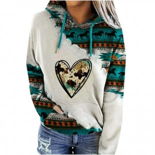 flash deals Aztec Print Hoodies Women Oversized Hoodies with Pockets Streetwear Hoodies Graphic Sweatshirts Vintage Sweaters Winter Jackets My Orders at Walmart