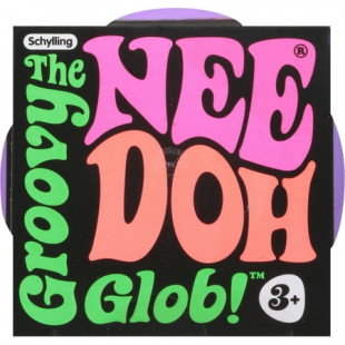 Nee Doh Groovy Glob Squeeze Novelty Toy, Colors Vary, Children Ages 3+