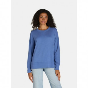 Time and Tru Women's Crewneck Sweatshirt with High-Low Hem, Sizes XS -4X