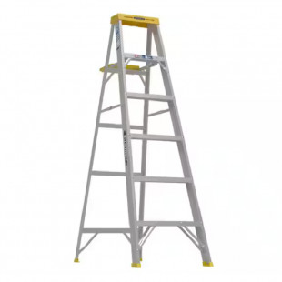 6 ft. Aluminum Step Ladder (10 ft. Reach Height) with 250 lb.