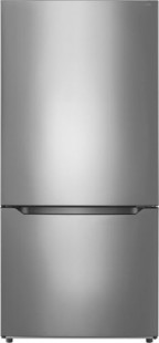 Insignia™ - 18.6 Cu. Ft. Bottom Freezer Refrigerator with ENERGY STAR Certification - Stainless Steel