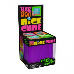 Nee Doh Nice Cube Squish Toy, Ages 3+ (1 Random Color)