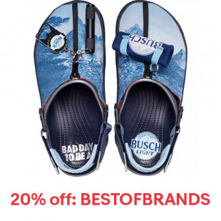 Busch Beer X Crocs Classic All Terrain Clogs for Men and Women