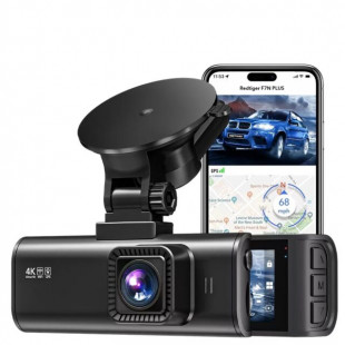 REDTIGER 4K Dash Cam Front and Rear Dual Dash Camera WIFI&GPS With 32GB SD Card