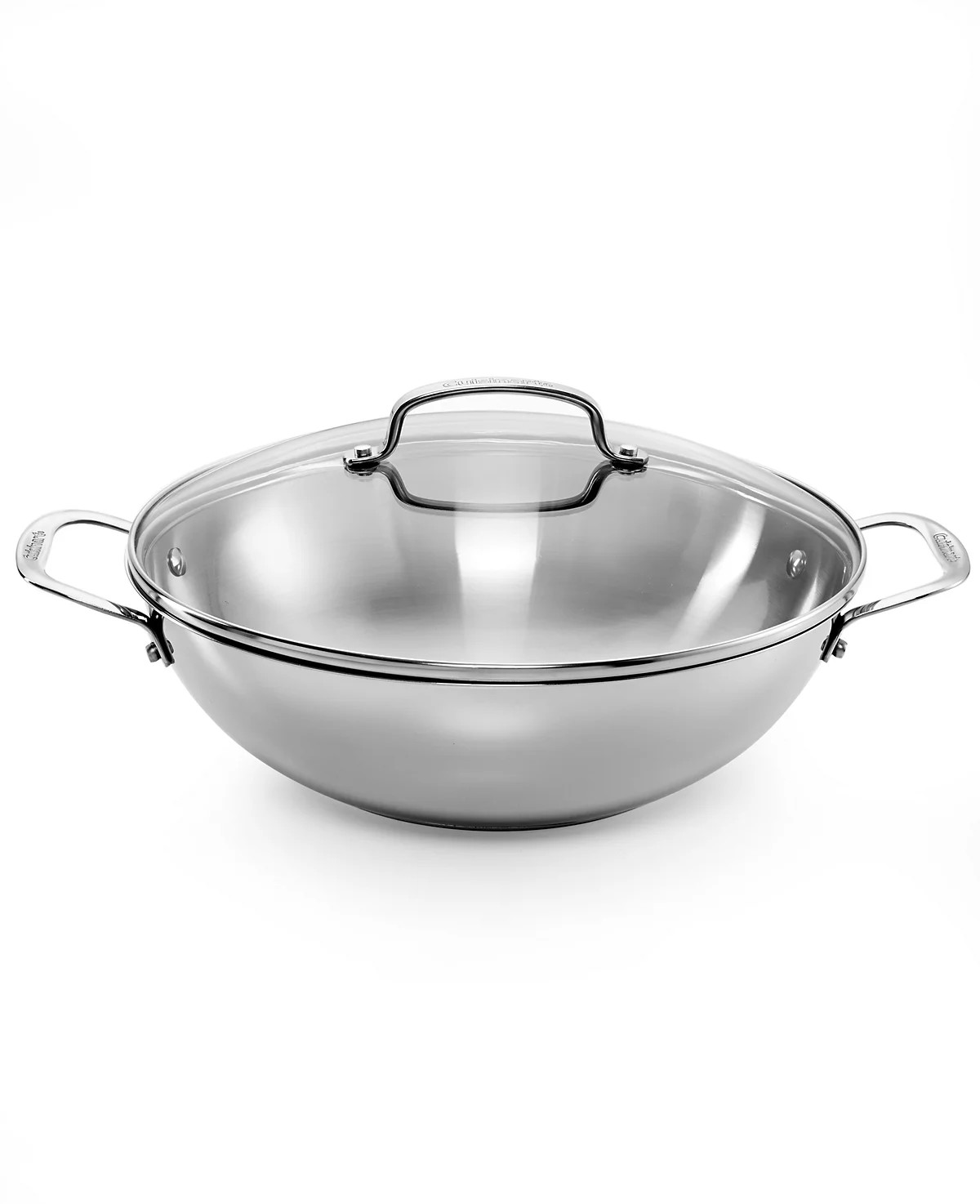 12" Cuisinart Stainless Steel Stir Fry & Wok Pan with Cover