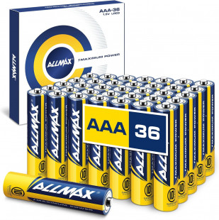 Allmax AAA Maximum Power Alkaline Triple A Batteries (36 Count)