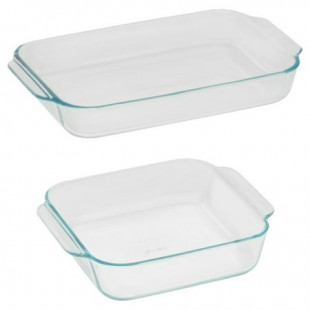 Pyrex Basics Glass Bakeware Set Value Pack, Set of 2