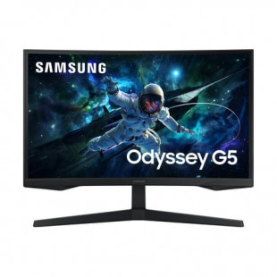 SAMSUNG 27” Odyssey G55C QHD 165Hz 1ms(MPRT) Curved Gaming Monitor - LS27CG556ENXZA